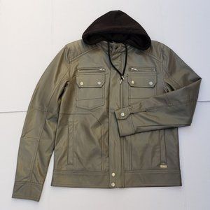 New G by GUESS Nicolas Faux-Leather Moto Jacket